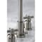 Kingston Brass FSC8938ZX Millennium Widespread Bathroom Faucet W/ Brass Pop-Up, Nickel FSC8938ZX - alternate 4